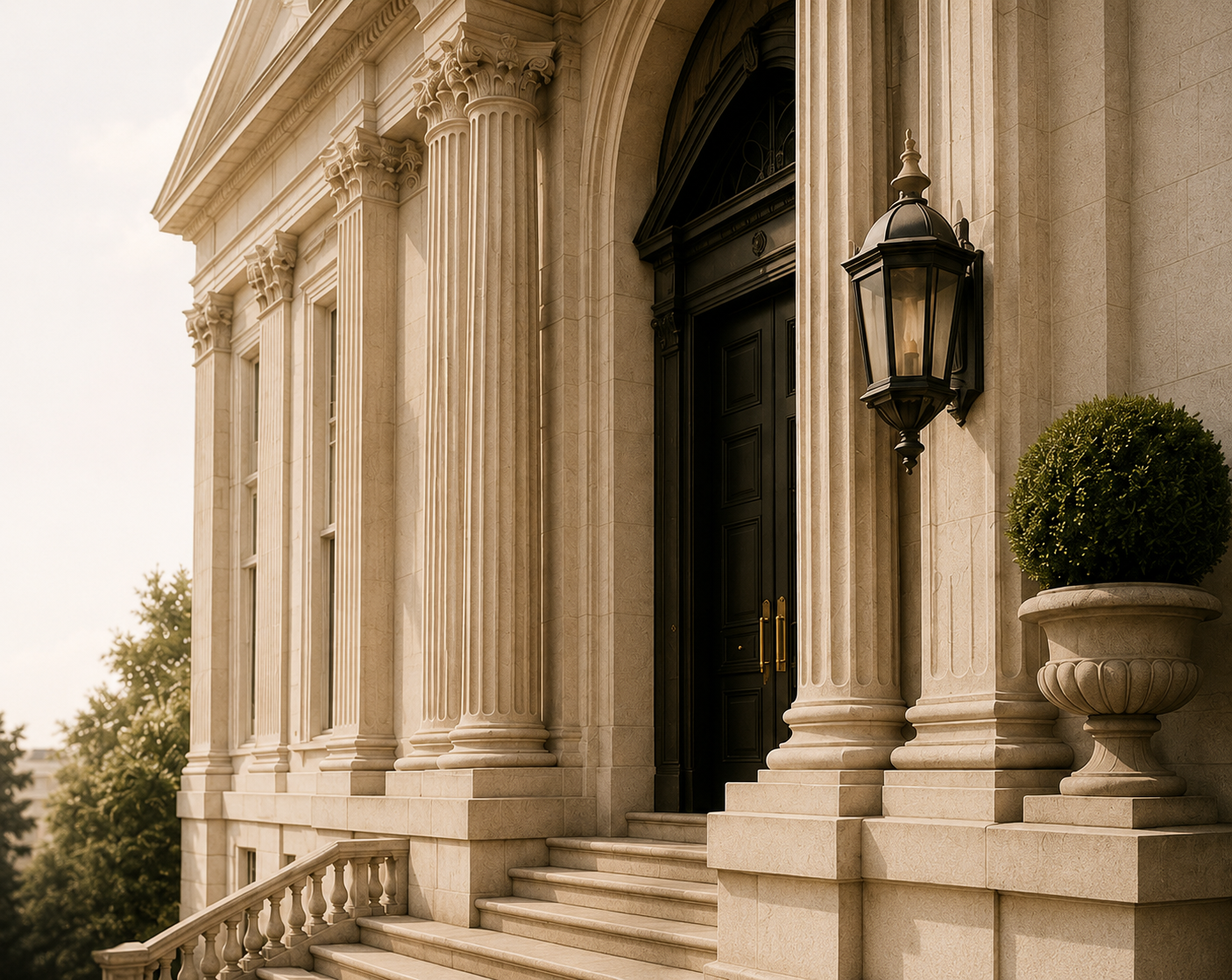 Prestigious classical architecture